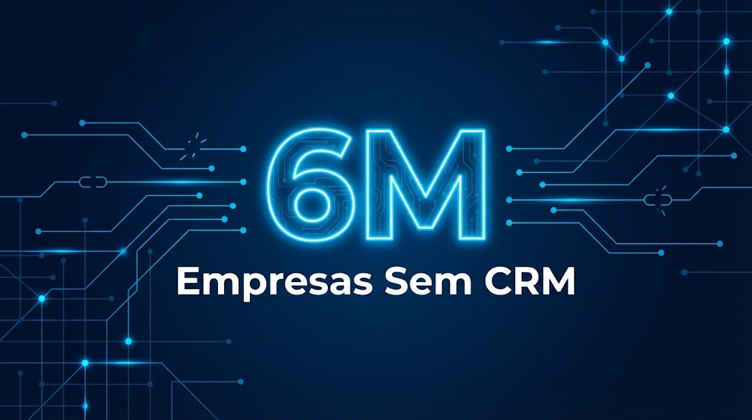 6 milhões de empresas sem CRM — e todo mundo falando de IA